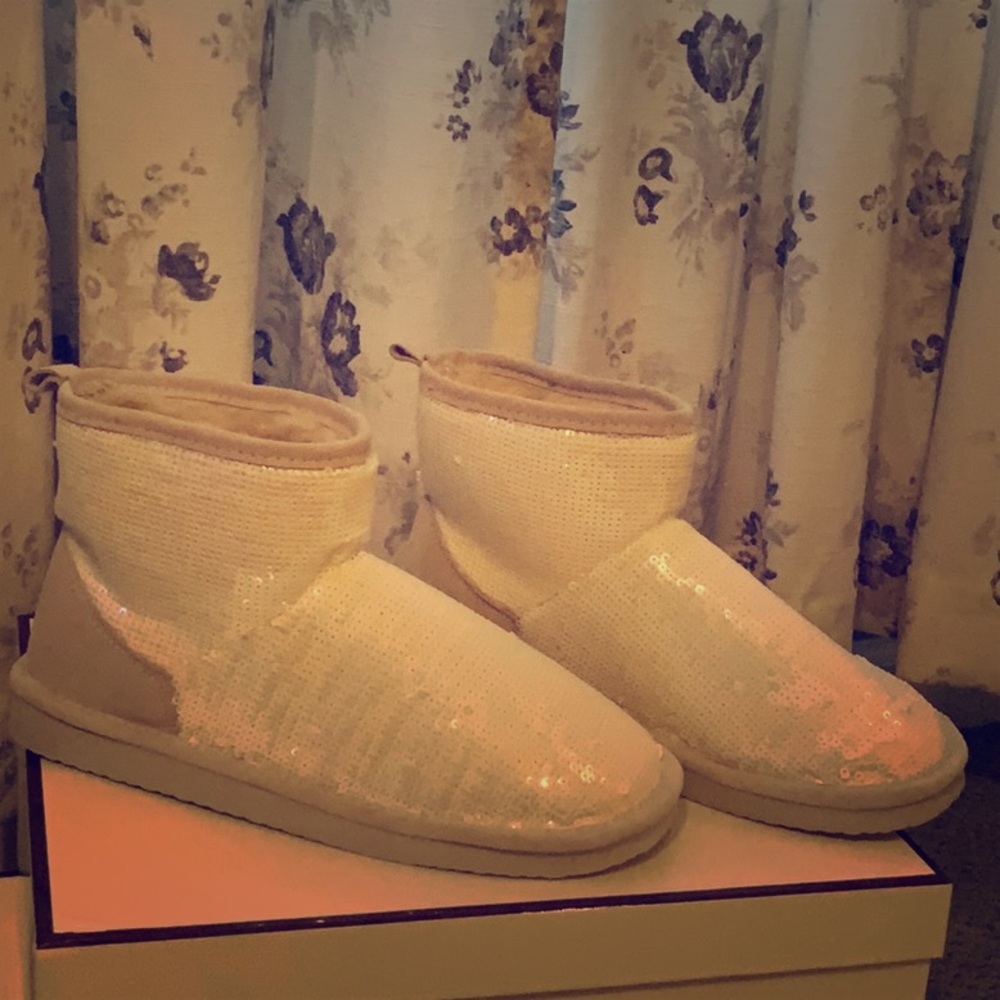 Sequined Slippers